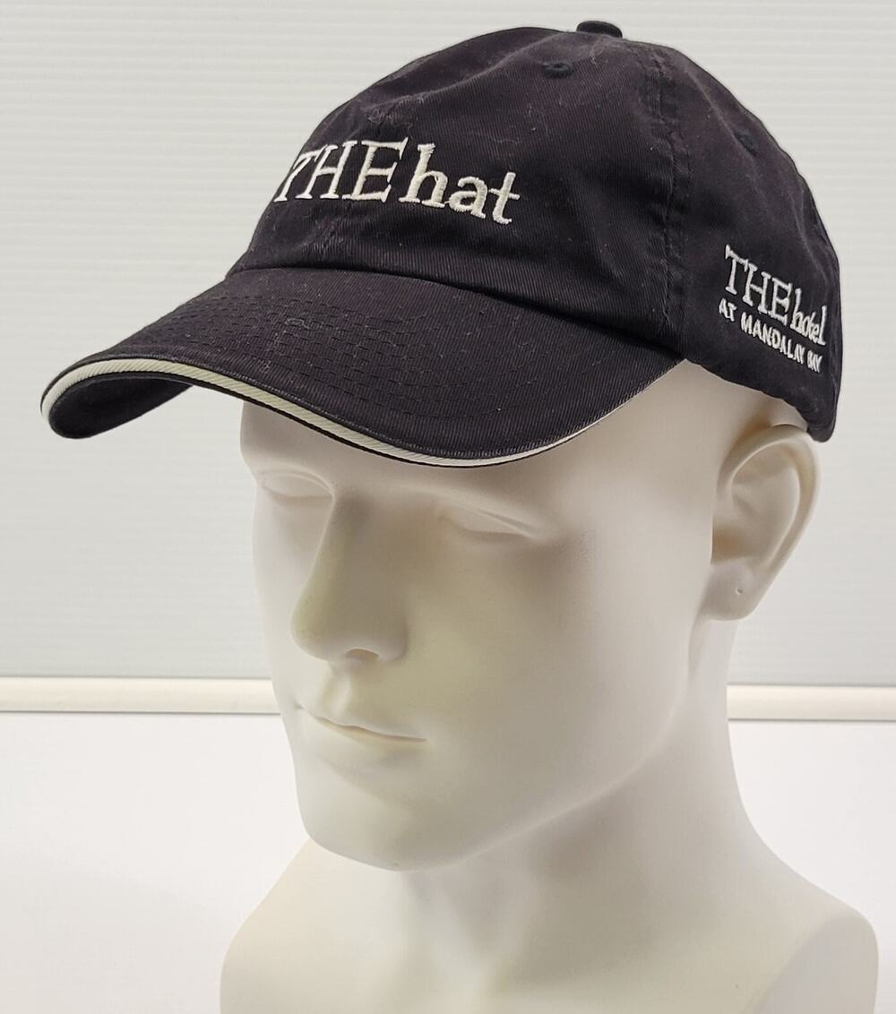 B) THE Hotel at Mandalay Bay THE hat Black Baseball Cap Las Vegas Souvenir